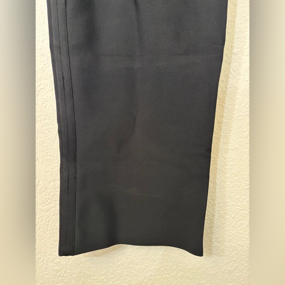 House of CB London Aina Black Cutout One-Shoulder Midi Dress XS - Picture 6 of 12